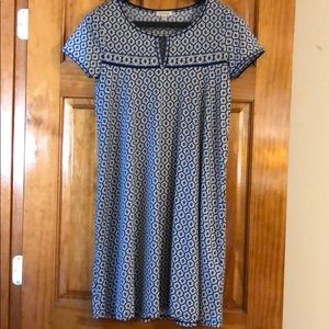 Swing hem dress-5% Spandex